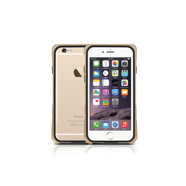 [iPhone6/6S] 아이폰6,6s TPU &amp; PC 메탈릭 듀얼톤 범퍼케이스 샴페인 IRONP6MCH